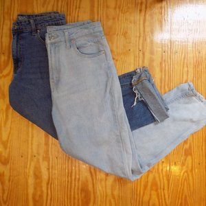 2 Pairs Wild Fable High Rise Denim